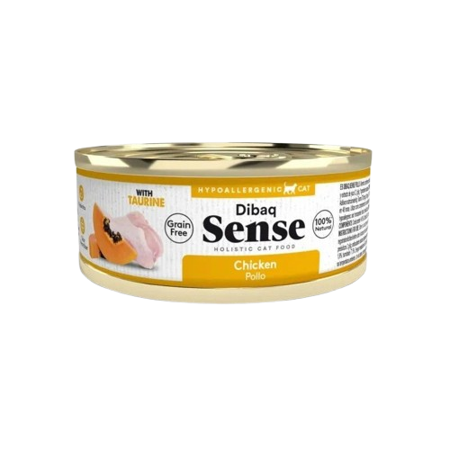 DIBAQ - Cat Sense Grain Free Chicken Monoprotein 70 gr - Katt - Helse og pels - Kosttilskudd - Tørrfôr - Dyrekassen.no