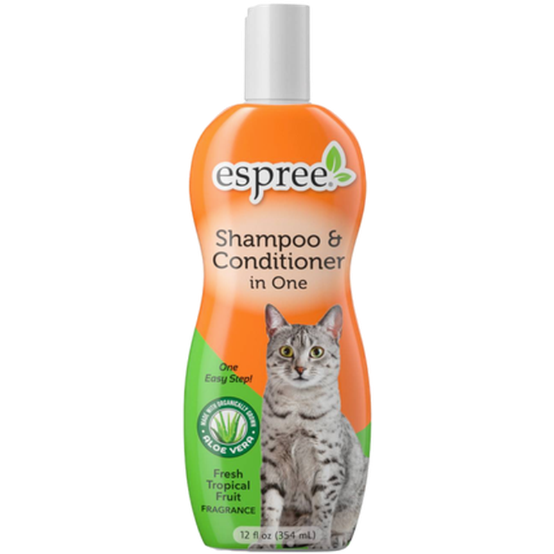 Espree - Two In One Kattesjampo 355 ml - Katt - Helse og pels - Hygiene - Kattepleie - Katteshampo og balsam - Dyrekassen.no