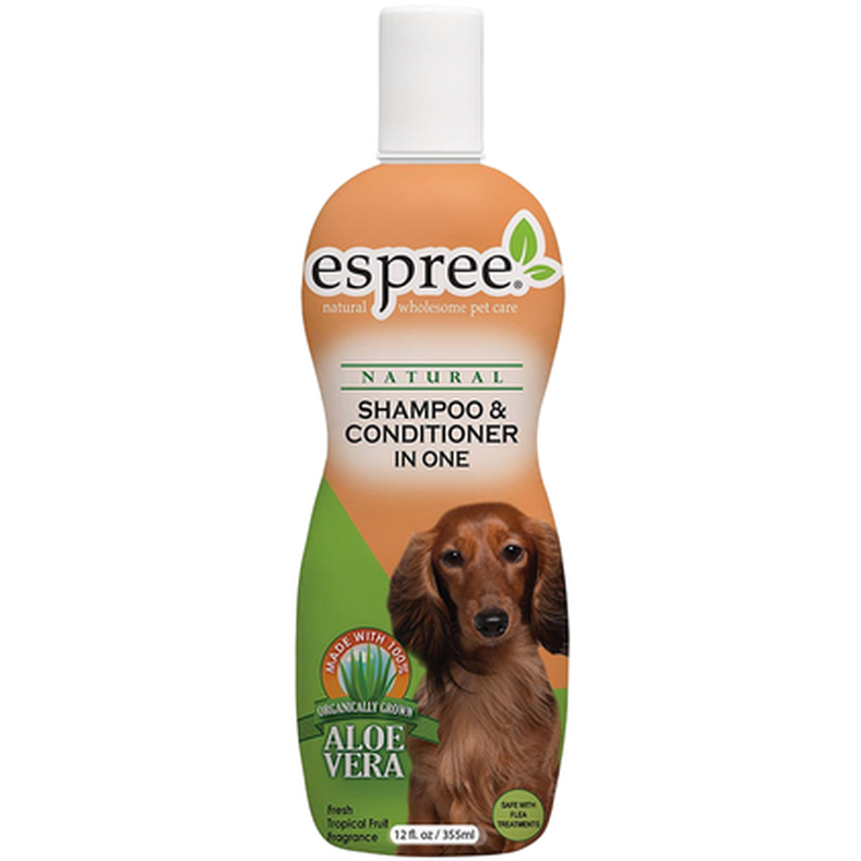 Espree - To i en sjampo og balsam 355 ml - Hund - Hundepleie - Shampoo og balsam - Dyrekassen.no