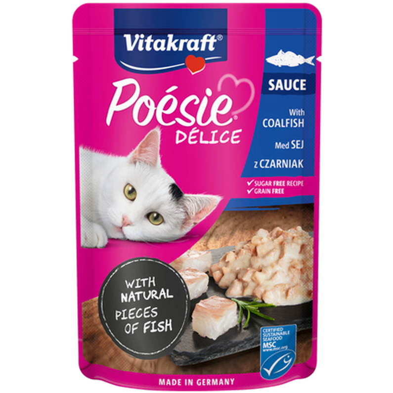 Vitakraft Poésie Délisauce Pollock Msc