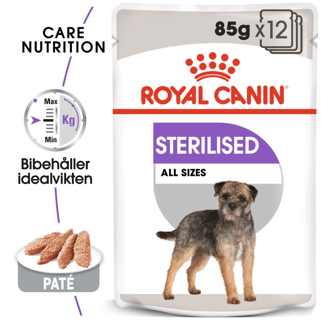 Royal Canin - Sterilised Adult Loaf 12x85 g - Hund - Våtfôr - Dyrekassen.no