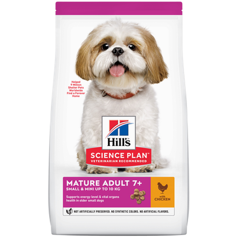 Hills Science Plan - Mature 7+ Small & Miniature Chicken - Dry Dog Food 1,5 kg - Hund - Hundefôr - Dyrekassen.no