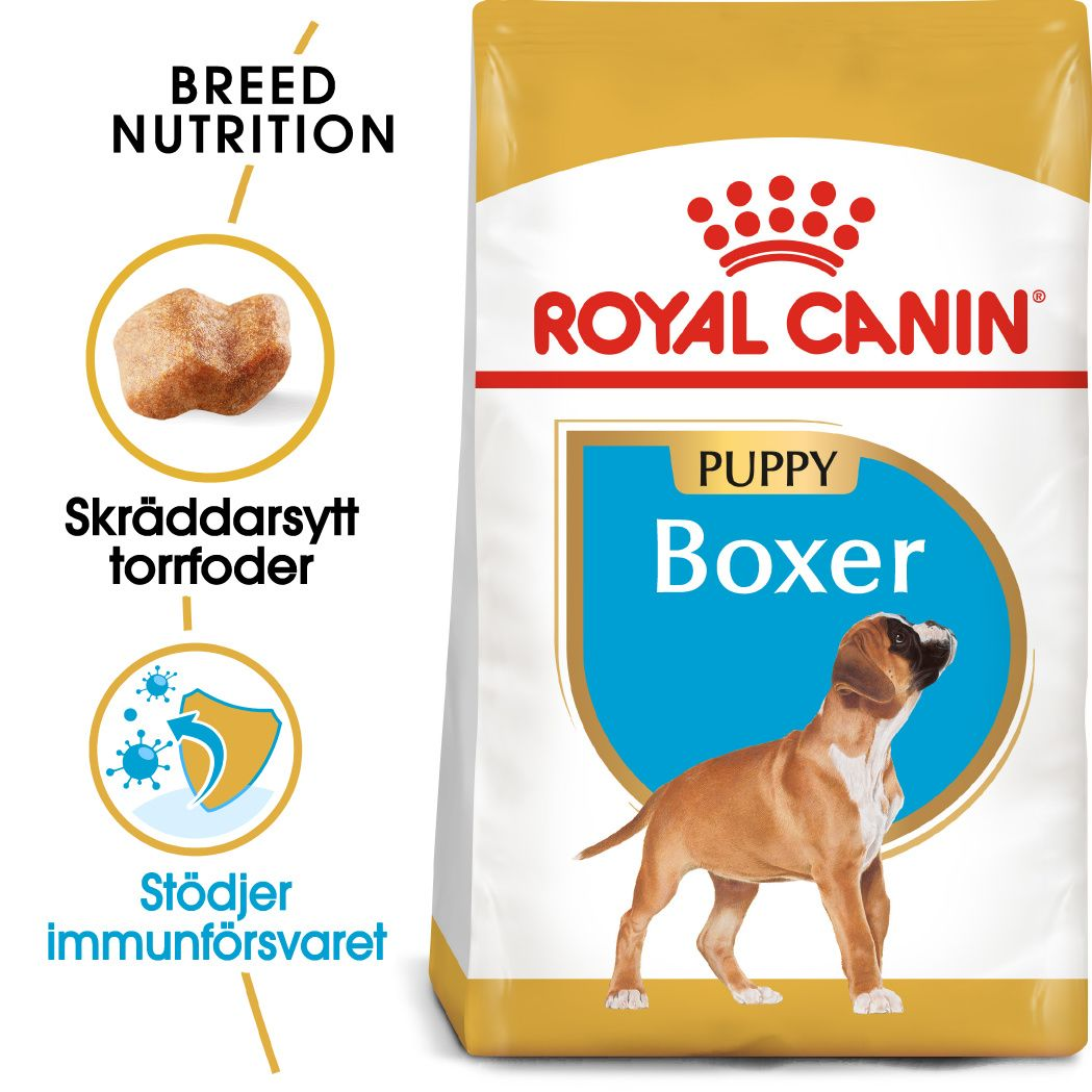 Royal Canin - Boxer valp tørrfôr for valp 12 kg - Hund - Tørrfôr - Dyrekassen.no