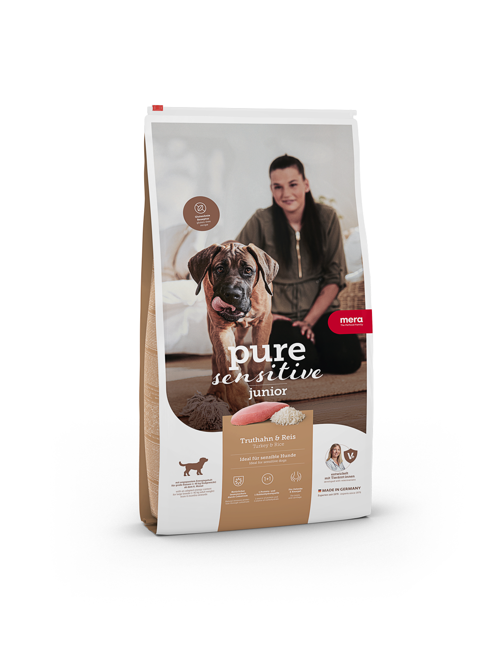 Pure Sensitive Junior kalkun og ris 4 kg