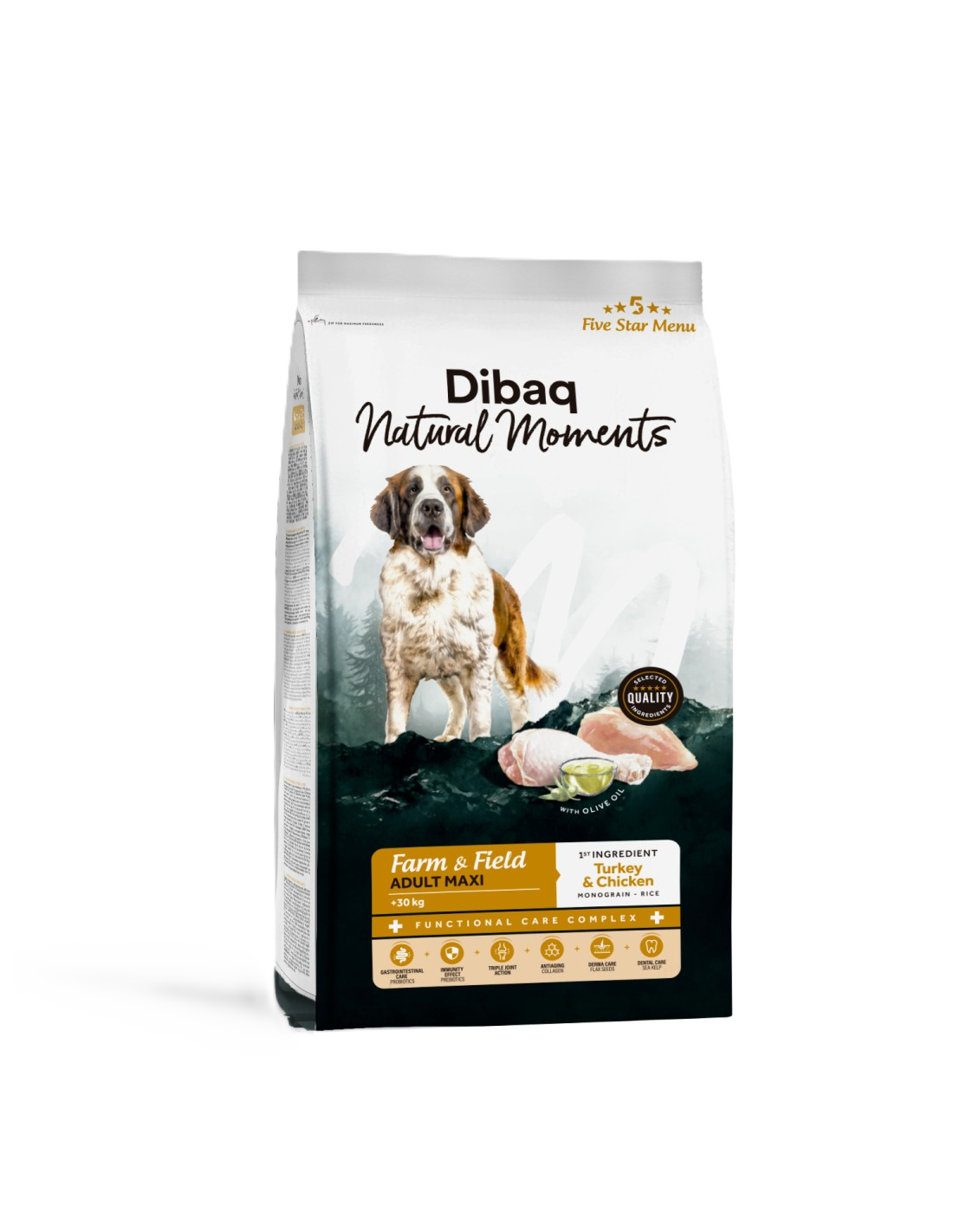 DIBAQ Natural Moments Dog Farm&Field Adult Maxi 12kg