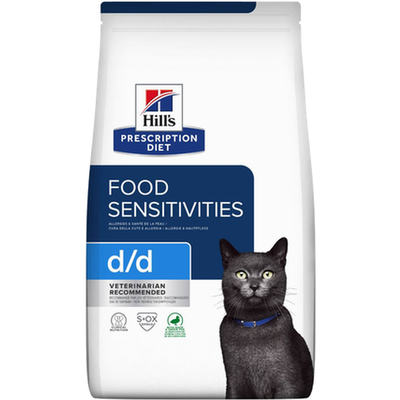 Hill's Prescription Diet Feline d/d Food Sensitivities Duck & Peas