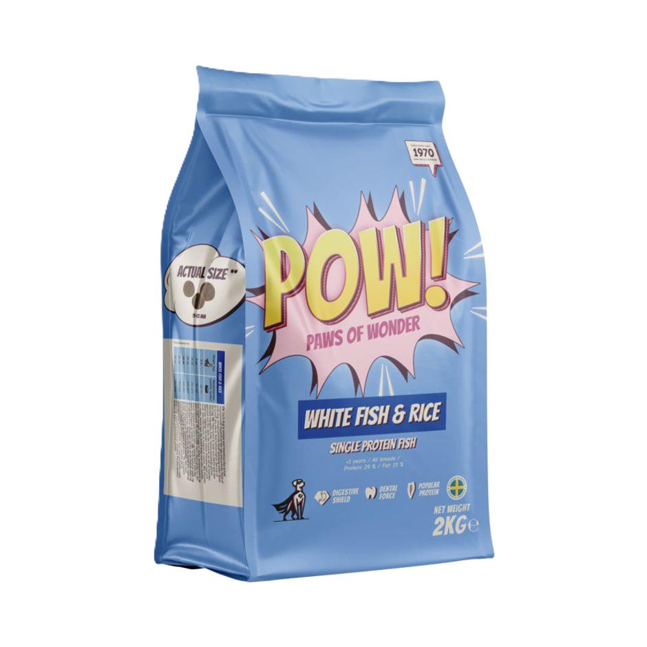 POW! Dog Adult White Fish & Rice