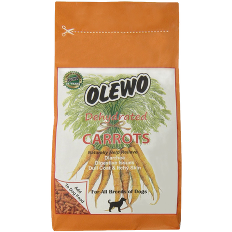 Olewo - Gulrotpellets for hunder 1 kg - Gulrotpellets for hund - Hund - Hundens Apotek - Mage og tarm - Dyrekassen.no