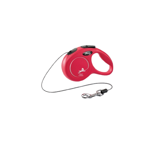 Flexi Rullkoppel New Classic Cord Röd