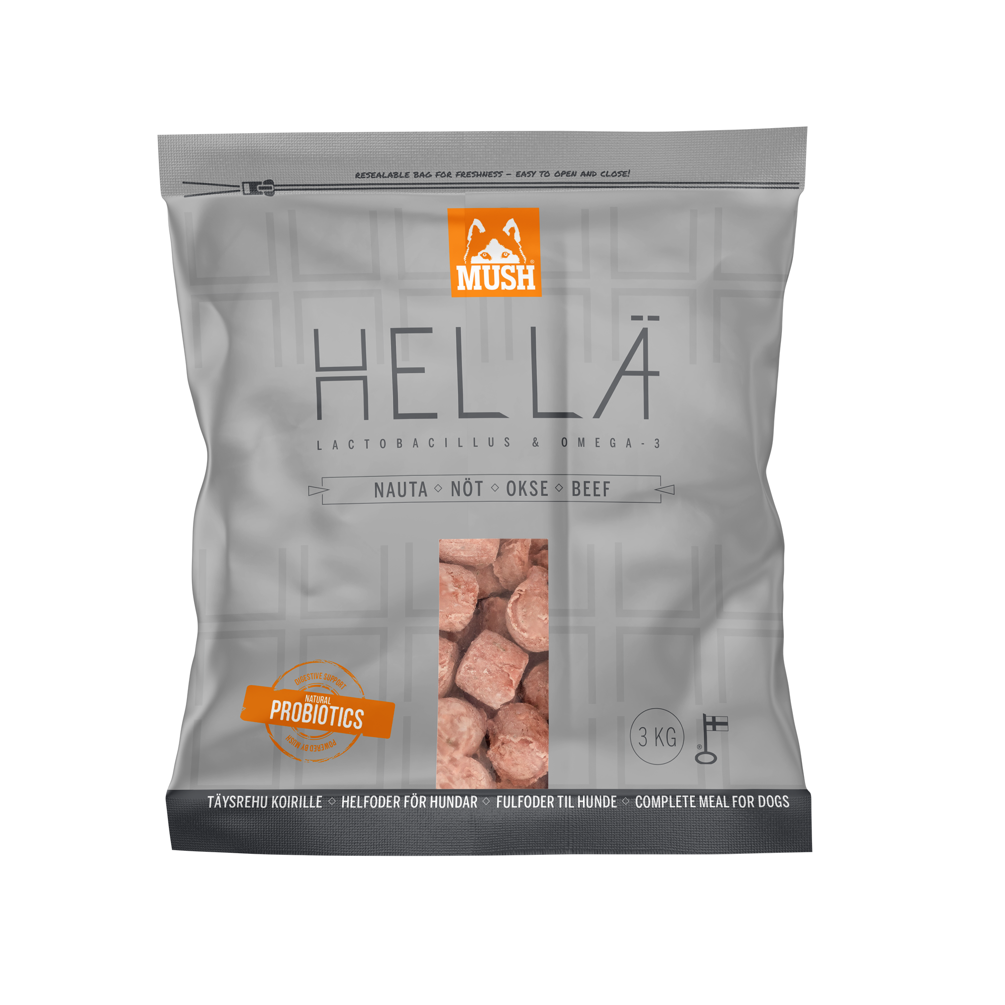 Mush Hellä Nöt 3 kg