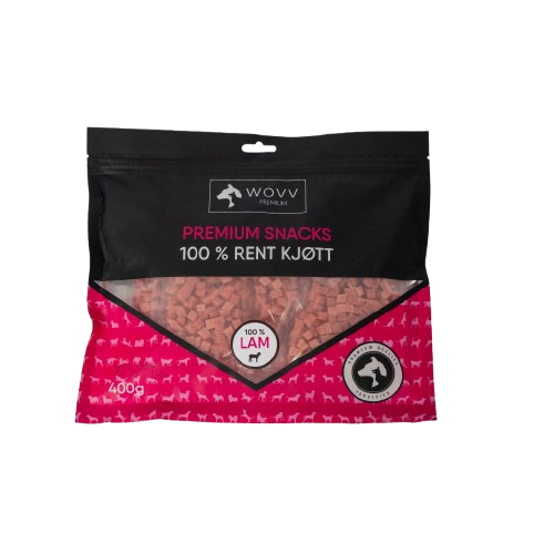 WOVV - Godbiter Lam Små Biter 400 g - Hund - Hundegodteri - Dyrekassen.no