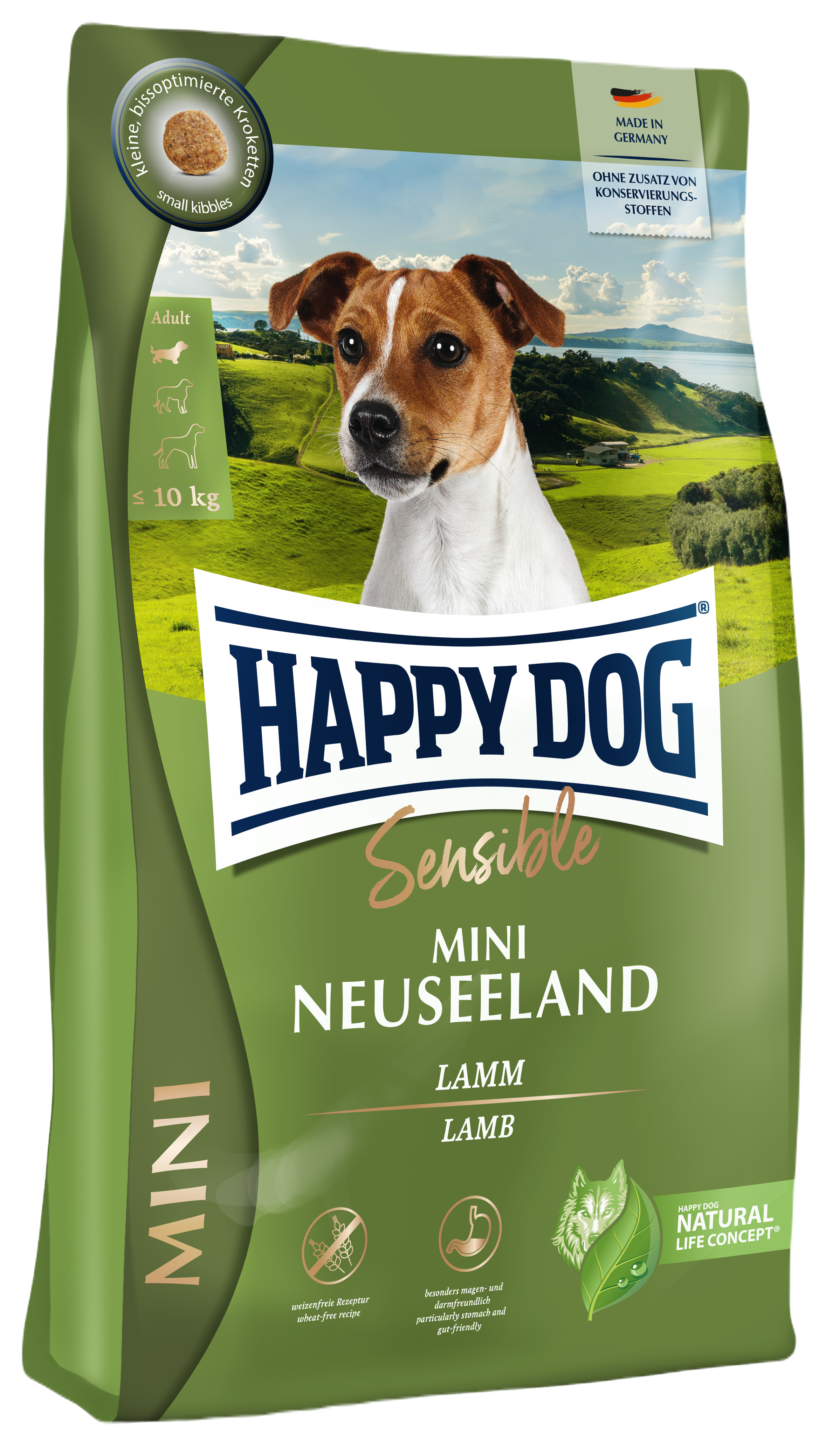 Happy Dog - Supreme Sensi Mini New Zealand Lamb & Rice 8kg - Hund - Hundefôr - Dyrekassen.no