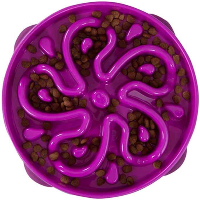 Fun Feeder Slo-Bowl lilla liten 20,5x5cm