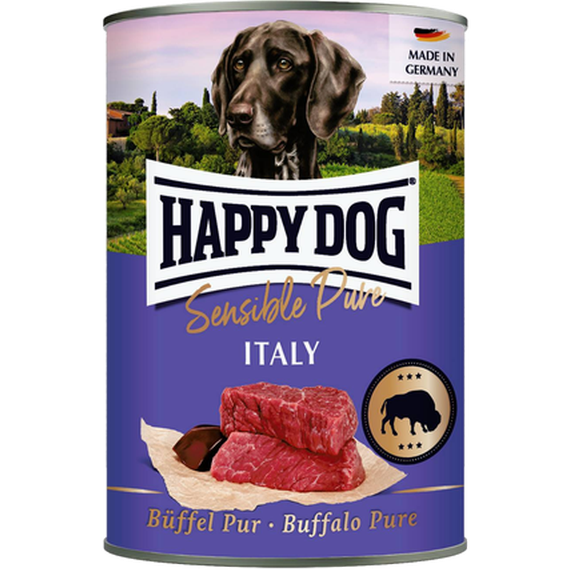 Happy Dog Wet Dog Food Tinned GrainFree 100% Buffalo