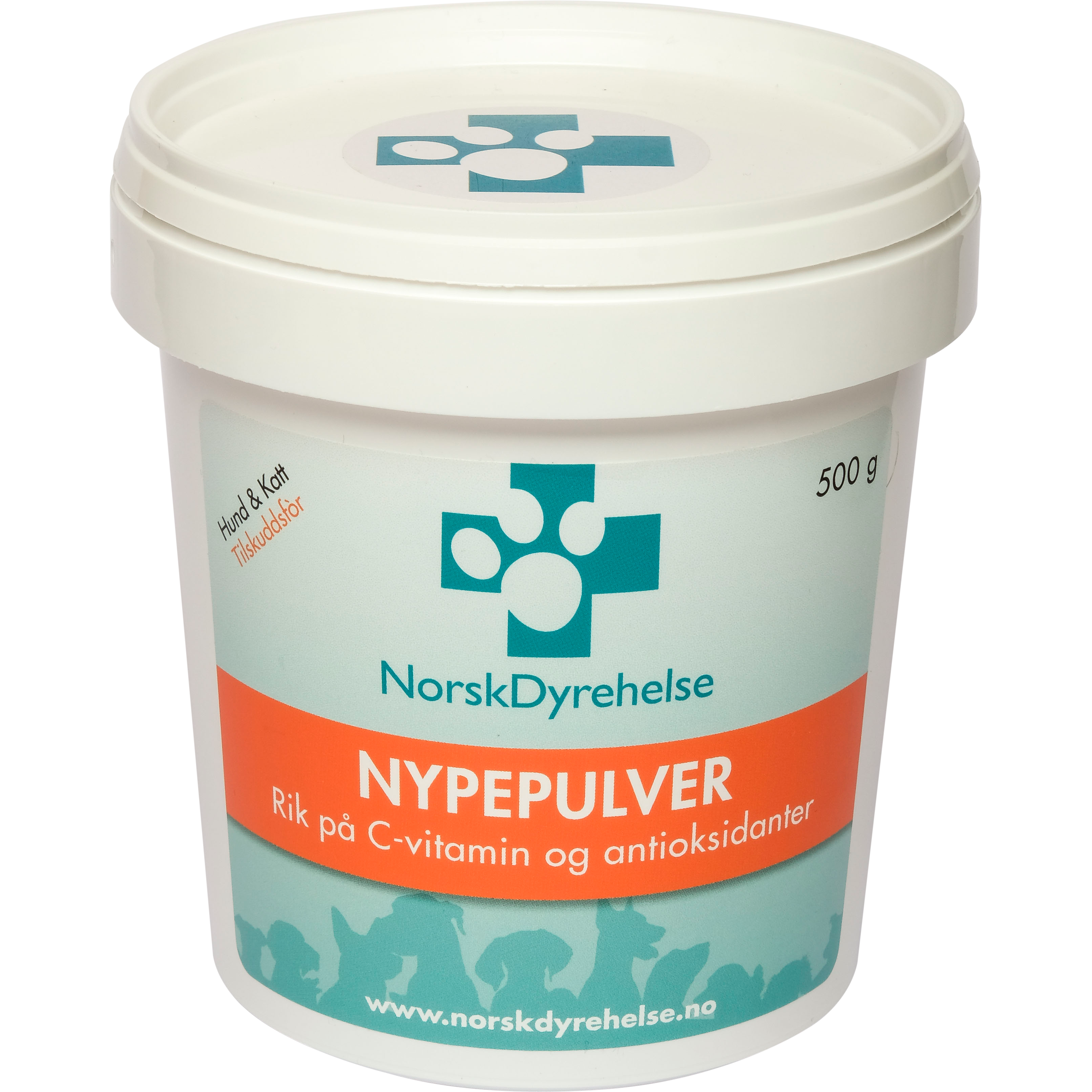 Norsk Dyrehelse - Norsk Dyrehelse Nypon 500 g - Hund - Hundens Apotek - Mage og tarm - Dyrekassen.no