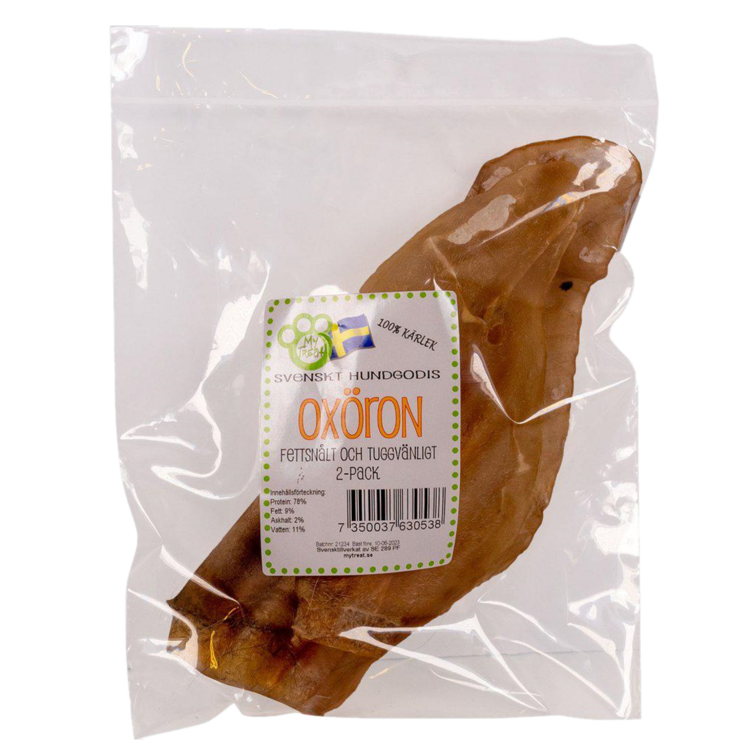 Okseører hele 2-pakning