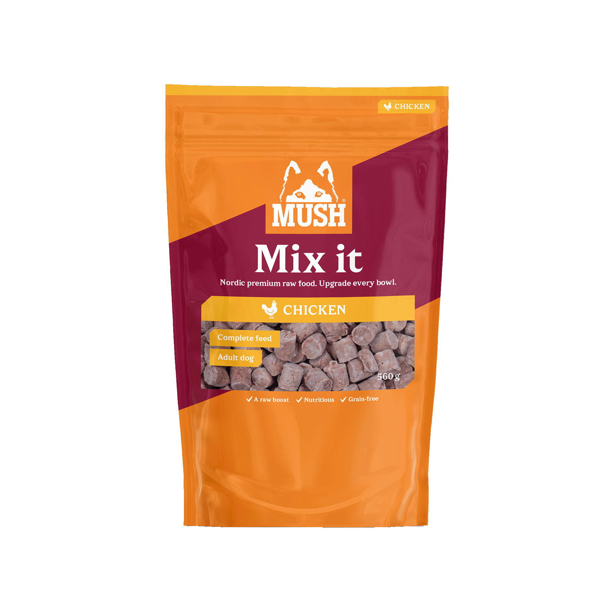 Mush Mix it - Raw Frozen Kyckling 560 g