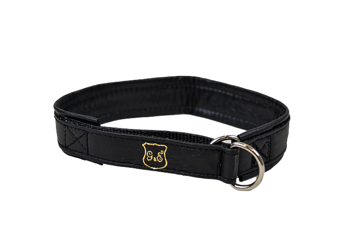 Gustaf och Evita Halsband HS Halvstryp Skinn Svart