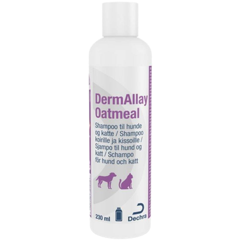 Dechra - DermAllay Havremelsjampo for hund og katt 230 ml - Hund - Hundepleie - Shampoo og balsam - Dyrekassen.no