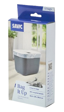 Bag it Up søppelposer gjennomsiktige Hop in