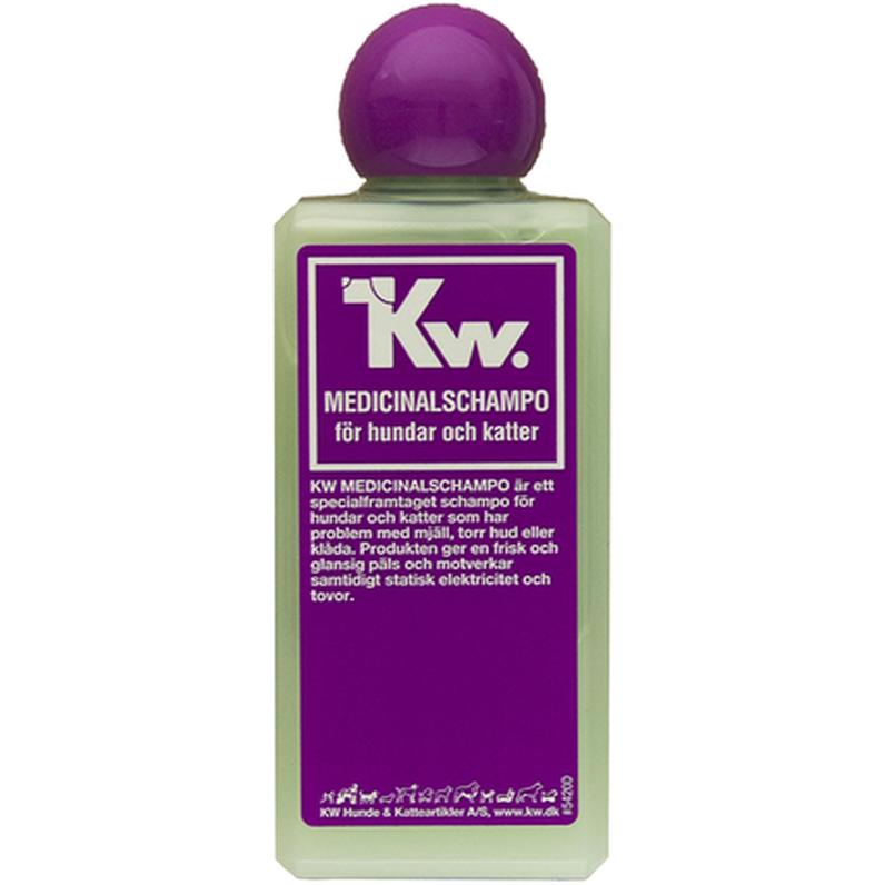 KW - Sjampo medisin 200 ml - Hund - Hundepleie - Shampoo og balsam - Dyrekassen.no