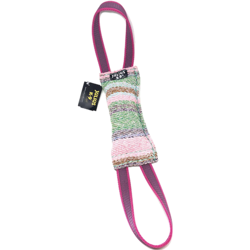 Julius-K9 - Tug bomull utvendig sydd 2 håndtak 30x3cm - Hund - Kobbel og bånd - Flexi bånd - Langliner og sporliner - Dyrekassen.no