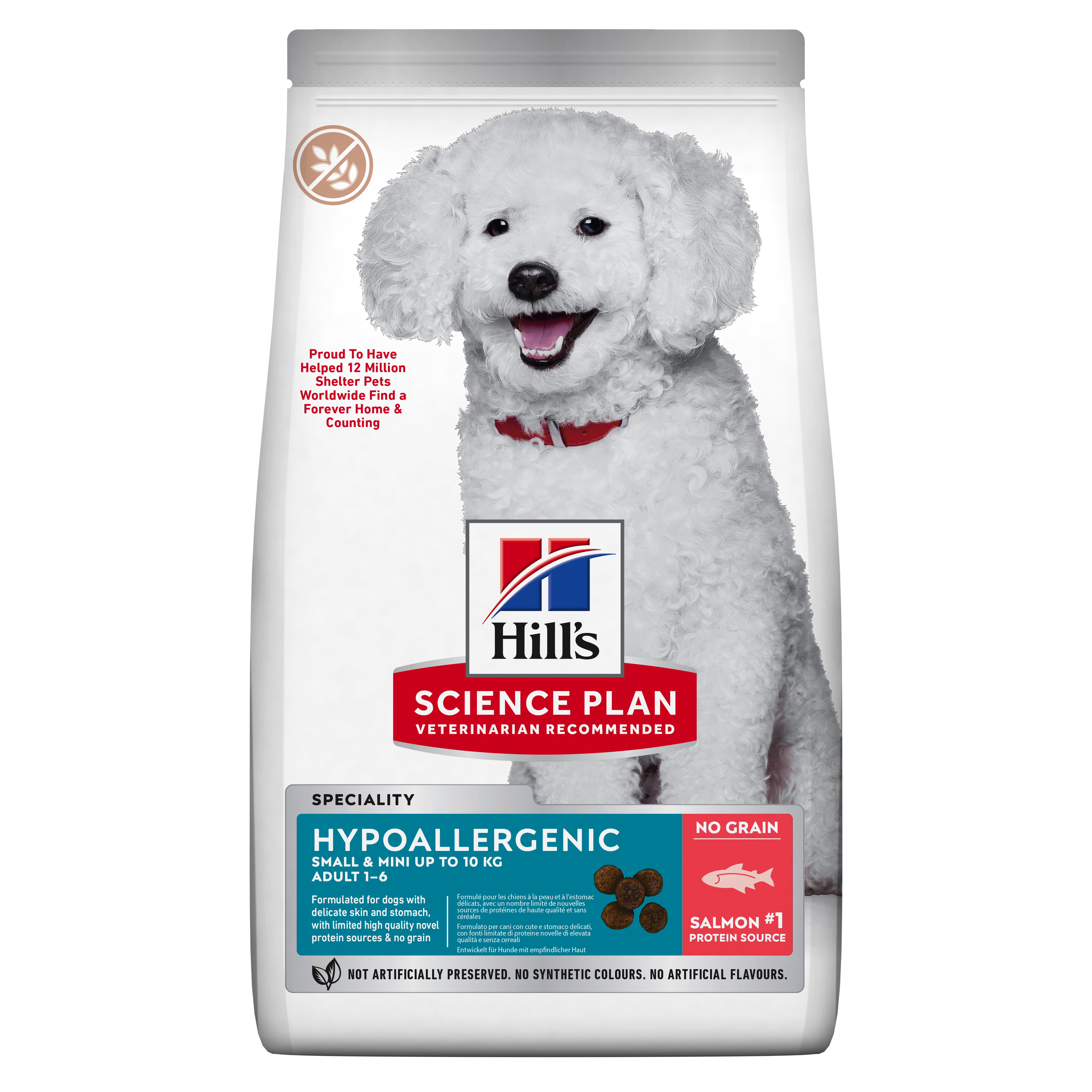 Hills Science Plan - Adult No Grain Small & Miniature Tuna - Dry Dog Food Grainfree 1,5 kg - Hund - Hundefôr - Dyrekassen.no