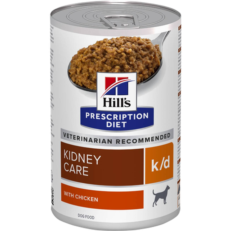 Hill's Prescription Diet Dog - k/d Kidney Care Chicken Canned - Våtfôr for hund 180 g - Katt - Helse og pels - Kosttilskudd - Veterinærfôr -