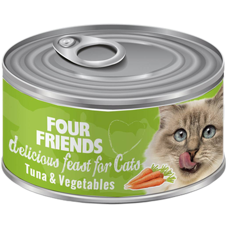 FourFriends Katt Adult Tuna & Vegetables 85g i boks