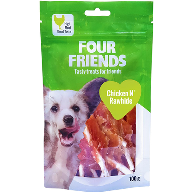 FourFriends Dog Chicken N' Rawhide 400 g