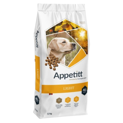 APPETITT - Light 12 kg - Hund - Hundefôr - Dyrekassen.no