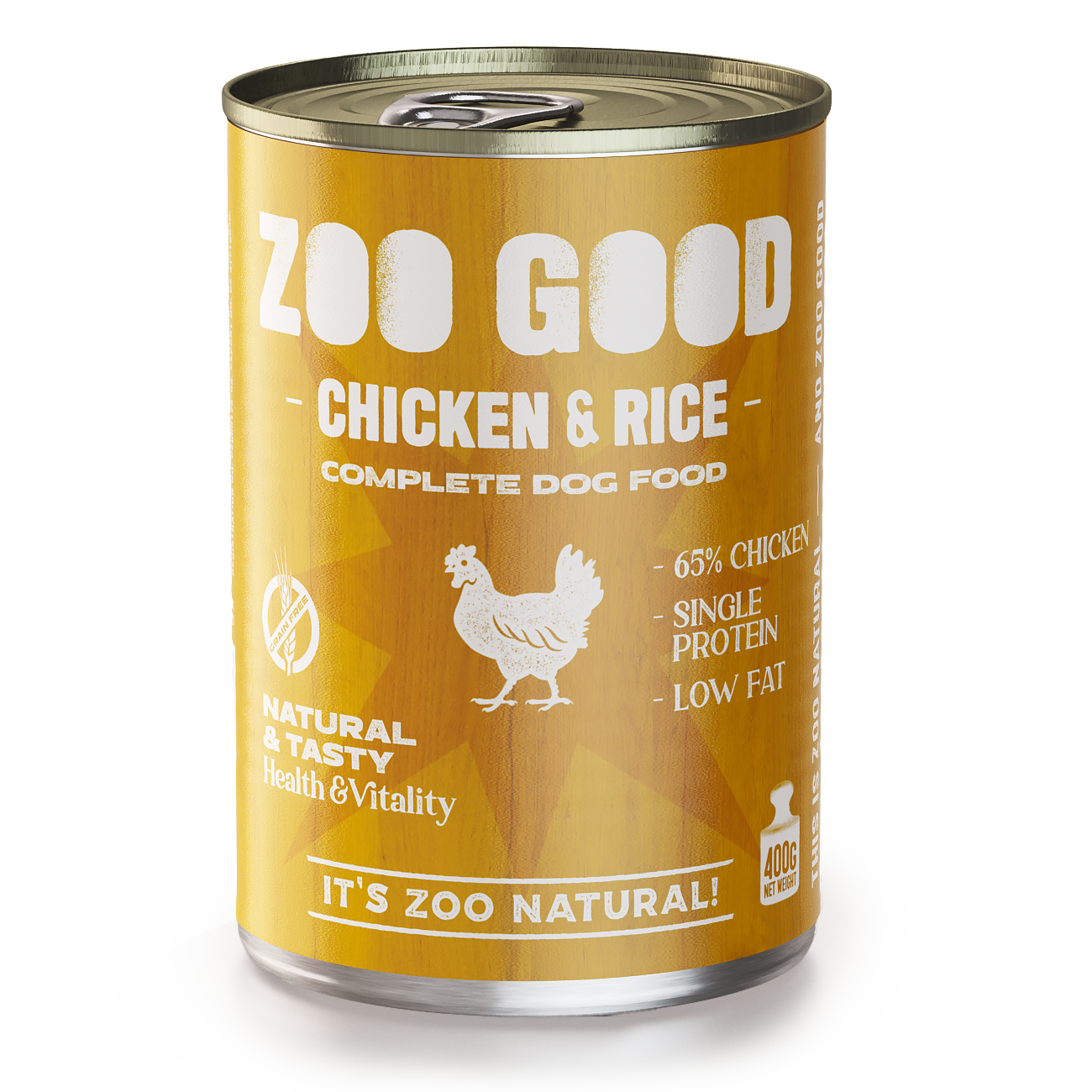 ZOO GOOD - Adult Low-Fat Chicken & Rice 400 g - Hund - Våtfôr - Dyrekassen.no