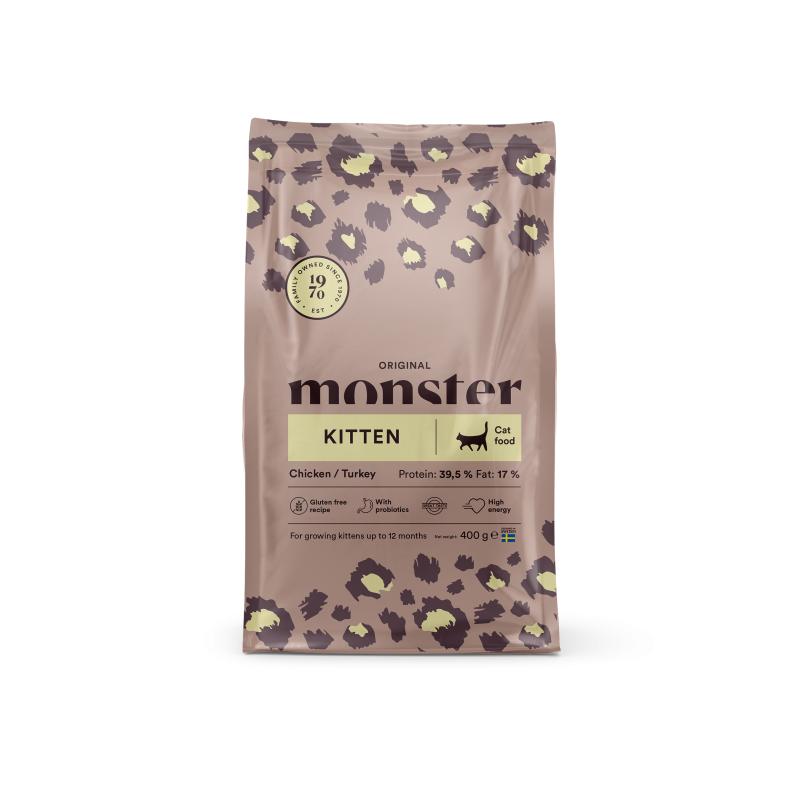 Monster Pet Food Cat Original Kitten Chicken/Turkey