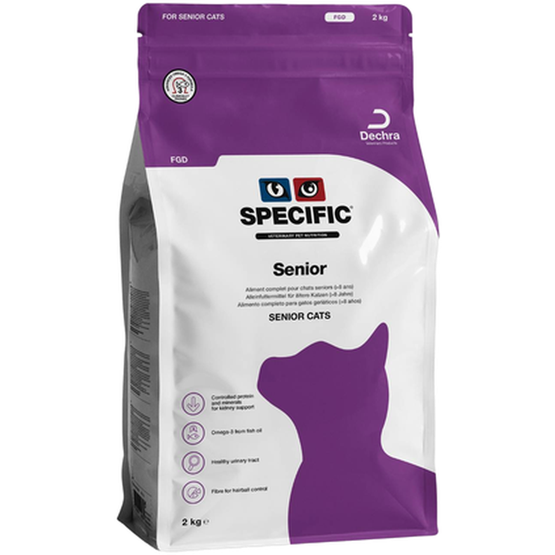 Specific - Katter FGD Senior 2 kg - Katt - Helse og pels - Hygiene - Kattemat - Dyrekassen.no