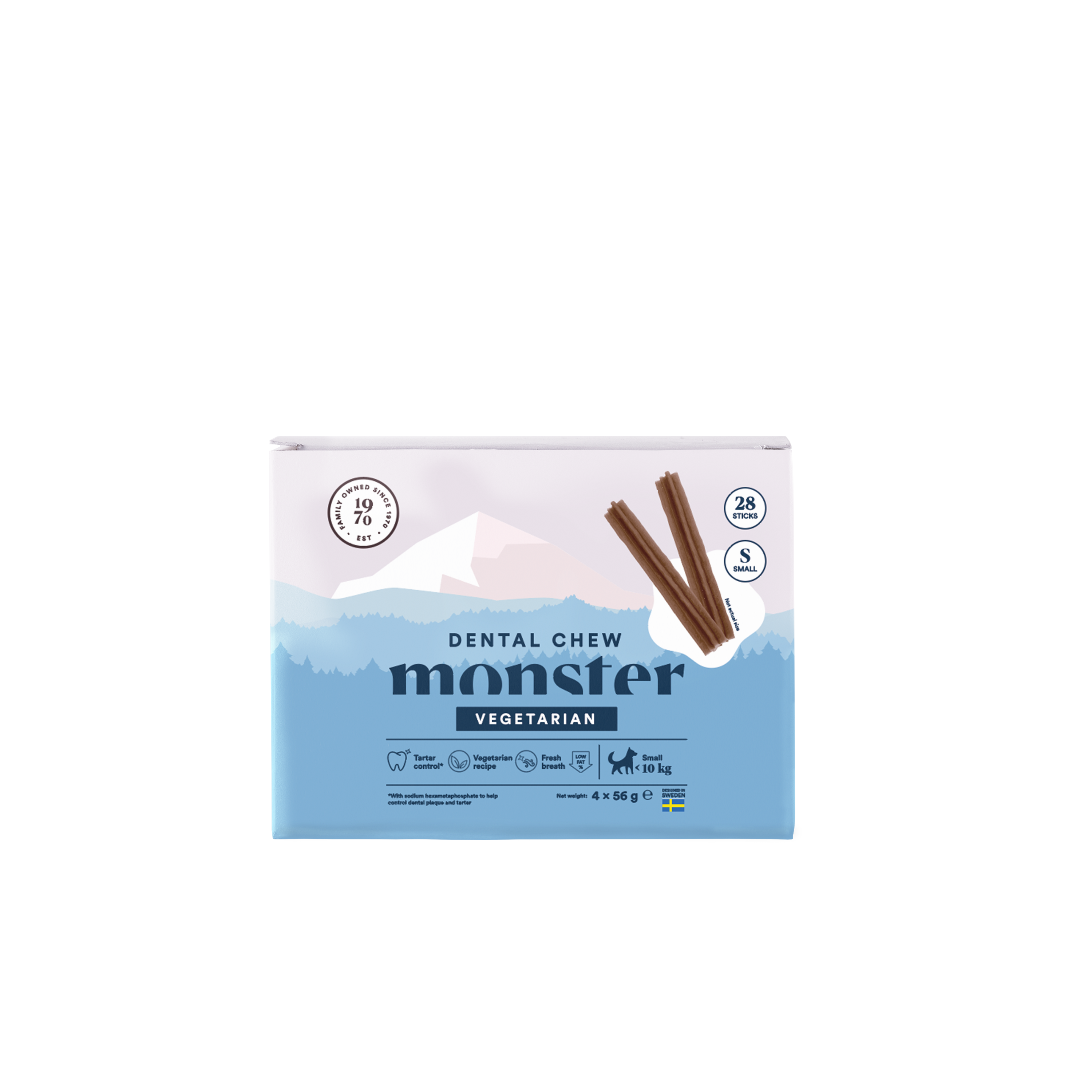 Monster Pet Food Dog Dental Chew Vegetarian Month