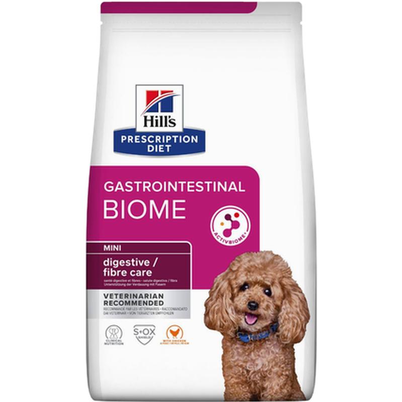 Hill's Prescription Diet Dog - GI Biome Mini 3kg - Katt - Helse og pels - Kosttilskudd - Veterinærfôr - Dyrekassen.no