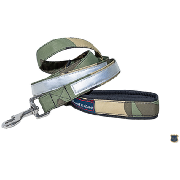 Hunde-/kattekoppel med refleks kamuflasje 180 cm 15mm