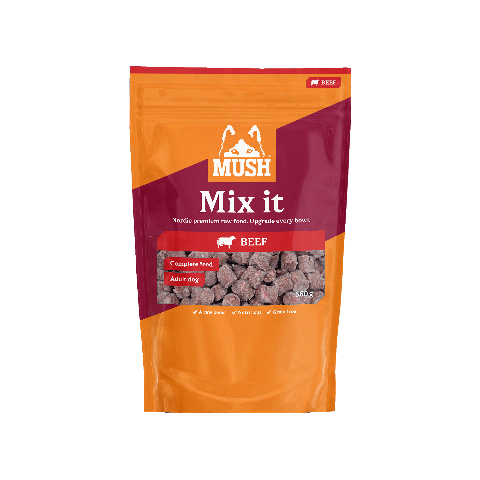 Mush Mix it - Raw Frozen Nöt 560 g