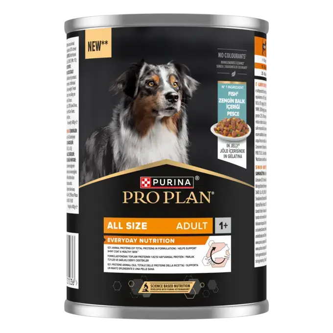 Purina Pro Plan All Size Adult Fisk I Gelé Våtfoder Hund 400g