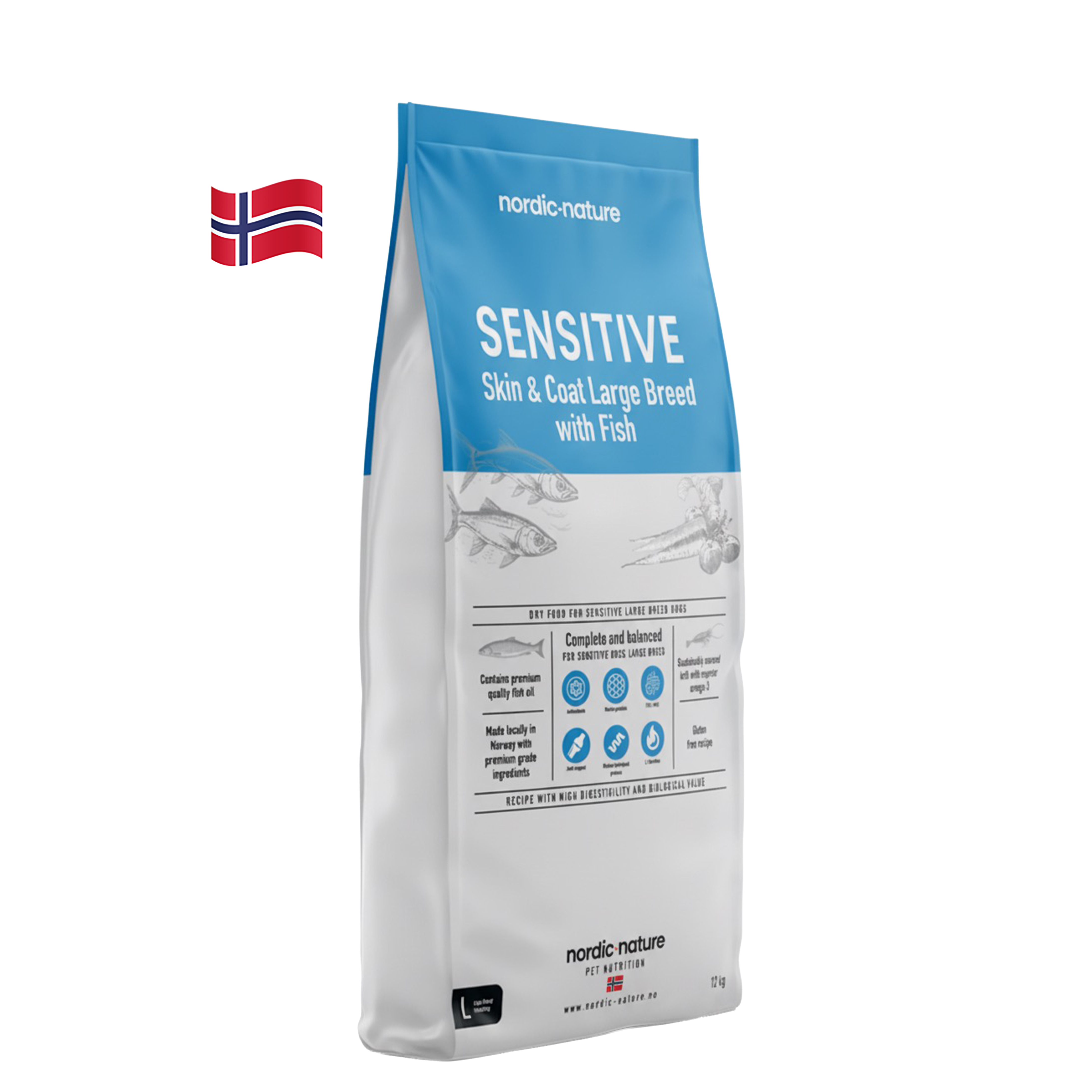 Sensitive Skin & Coat Fish Large Breed