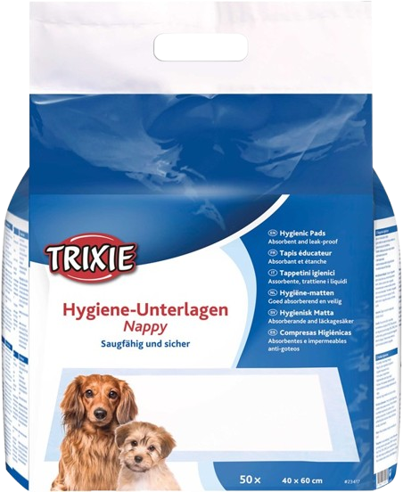 Trixie - Housetrainer rullematte 40 × 60 cm, 50-pakning - Hund - Hundens Apotek - Dyrekassen.no