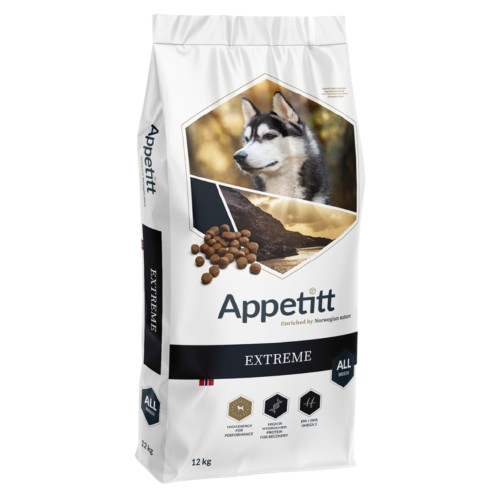 APPETITT - Extreme All Breed 12 kg - Hund - Hundefôr - Dyrekassen.no