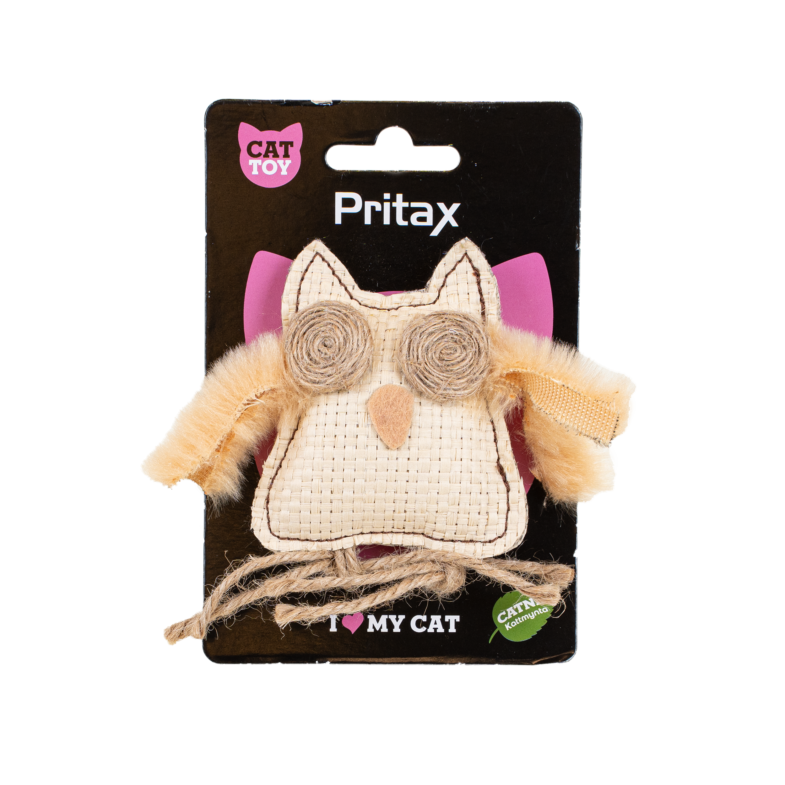 Katteleke Natural Arwen, 7x13x2cm, Brun