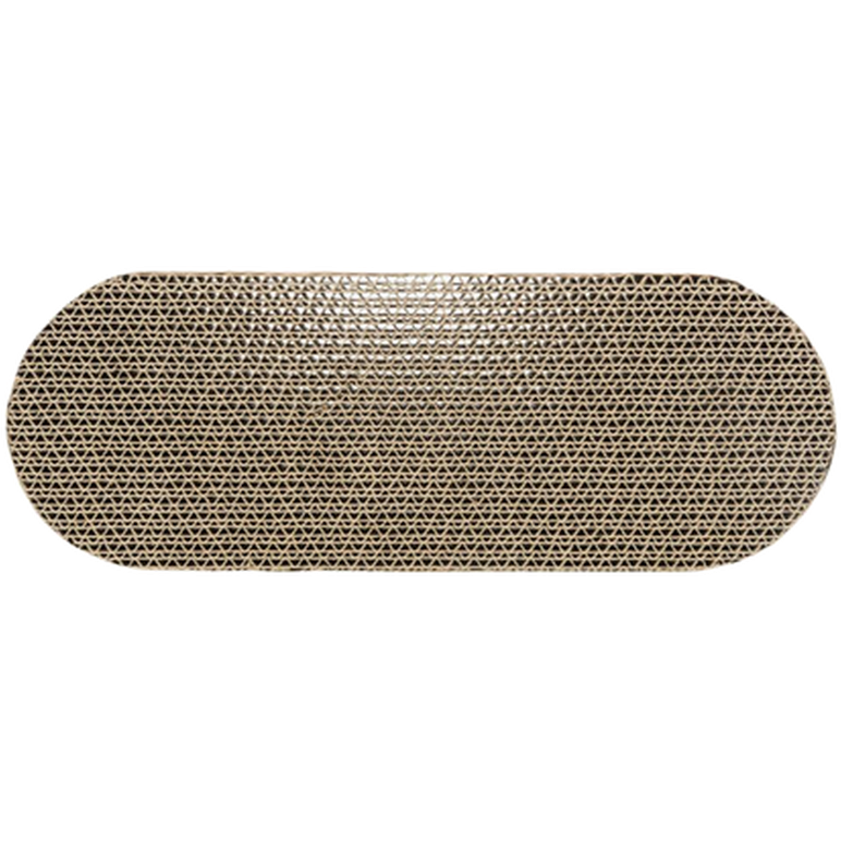 Erstatningskartong til oval ramme brun 33,5x3,5x12cm