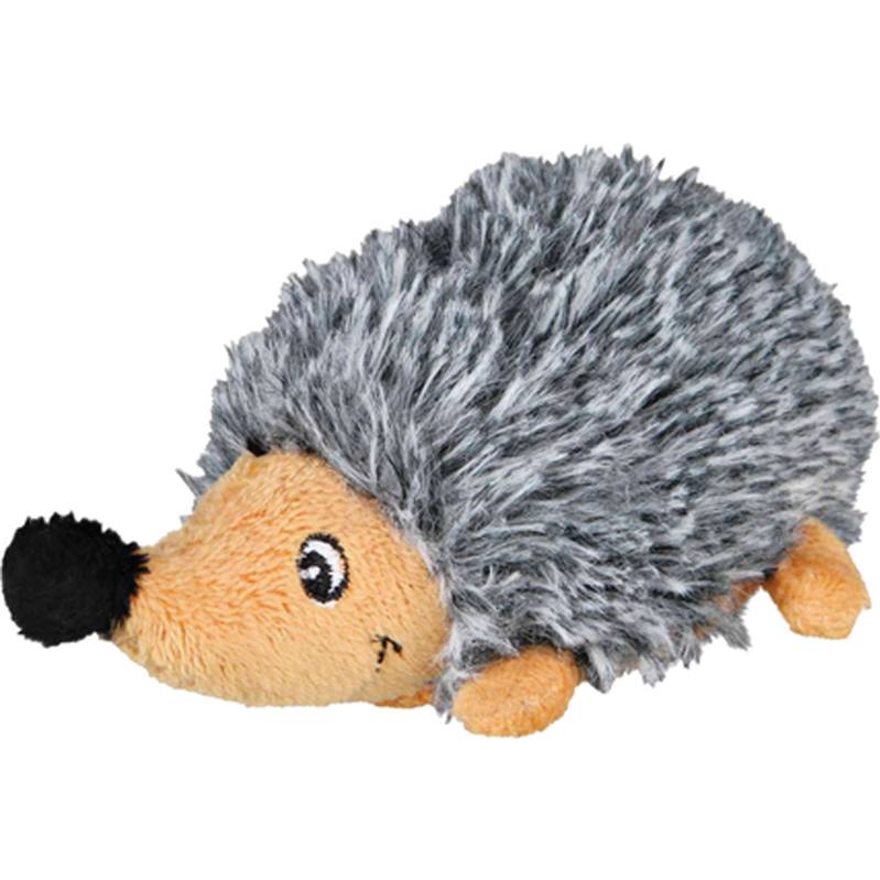Trixie - Plysj Pinnsvin sensitive hunder Grå 12 cm - Hund - Klær og dekken - Sokker og sko - Kosedyr og bamser - Dyrekassen.no