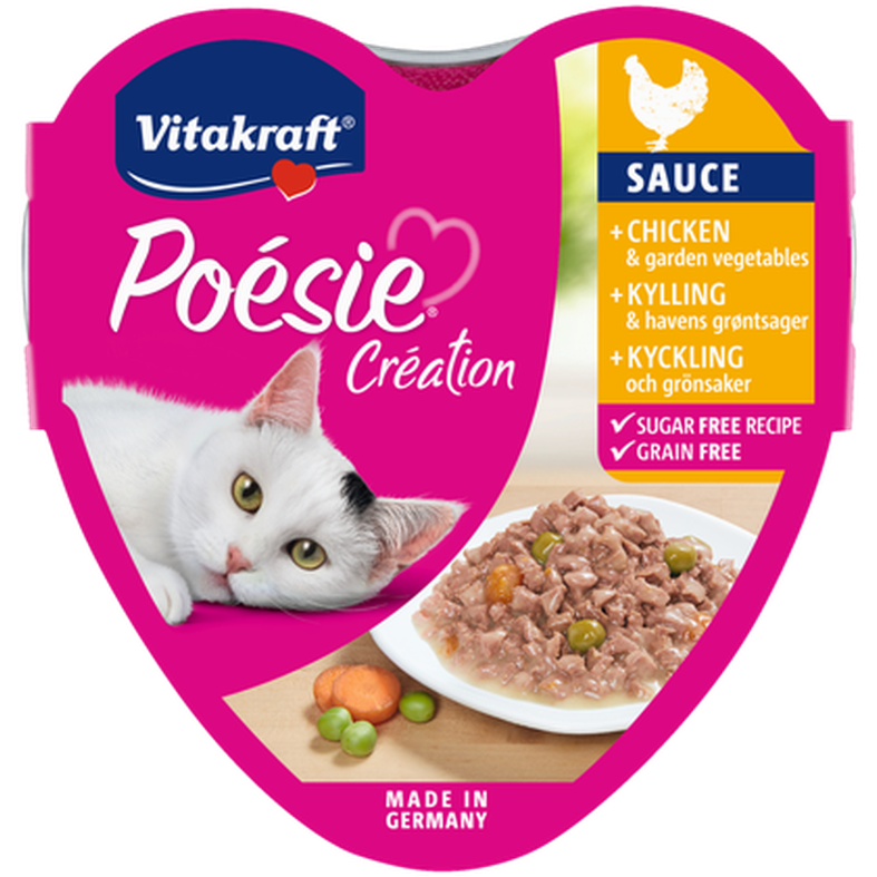 Vitakraft Poesie kylling og grønnsaker 85g