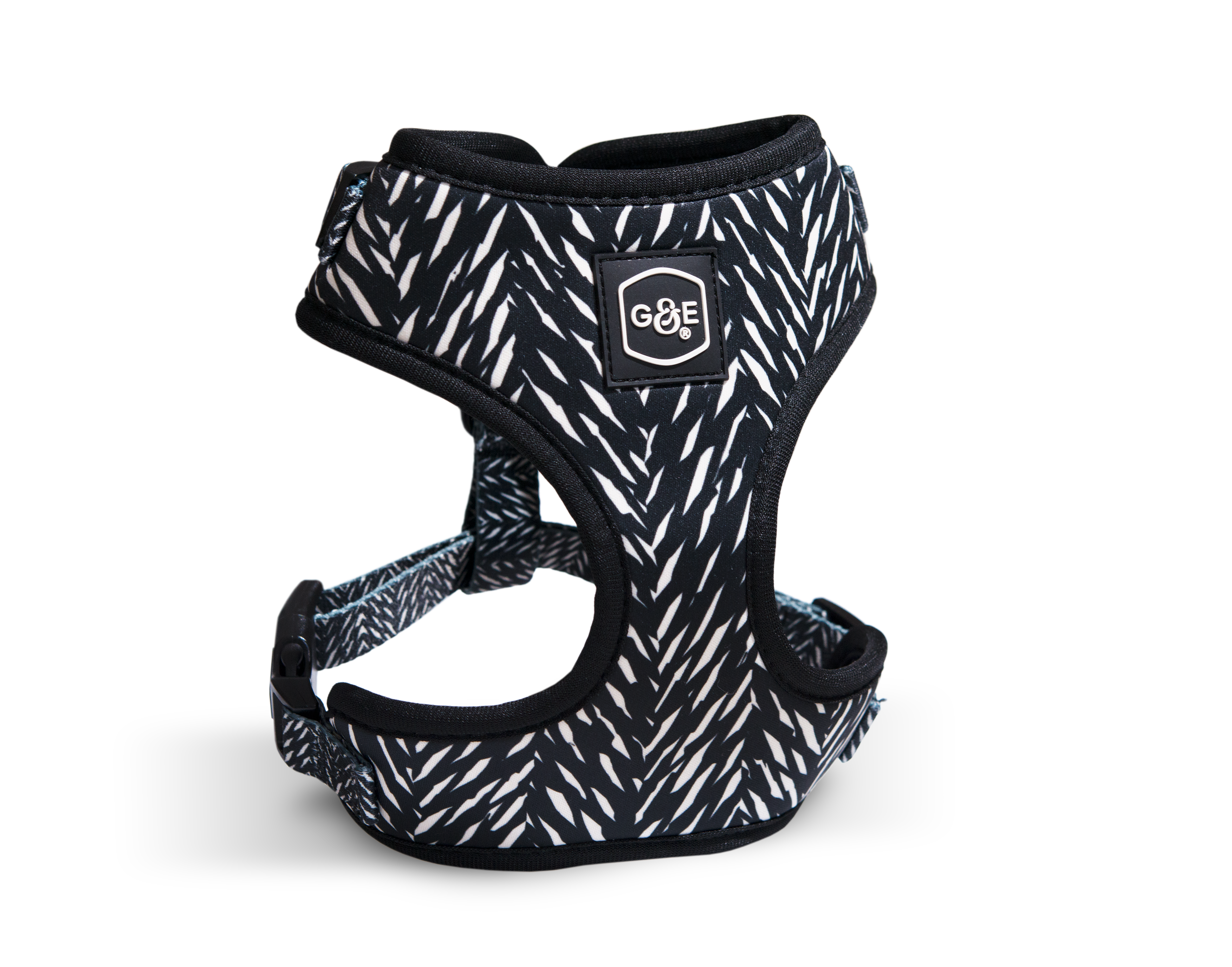 Gustaf och Evita - Sele Finessish Soft XS, Hals 29-36cm, Bryst 36-48cm, Mønstret - Hund - Hundebur - Hundeseler - Dyrekassen.no