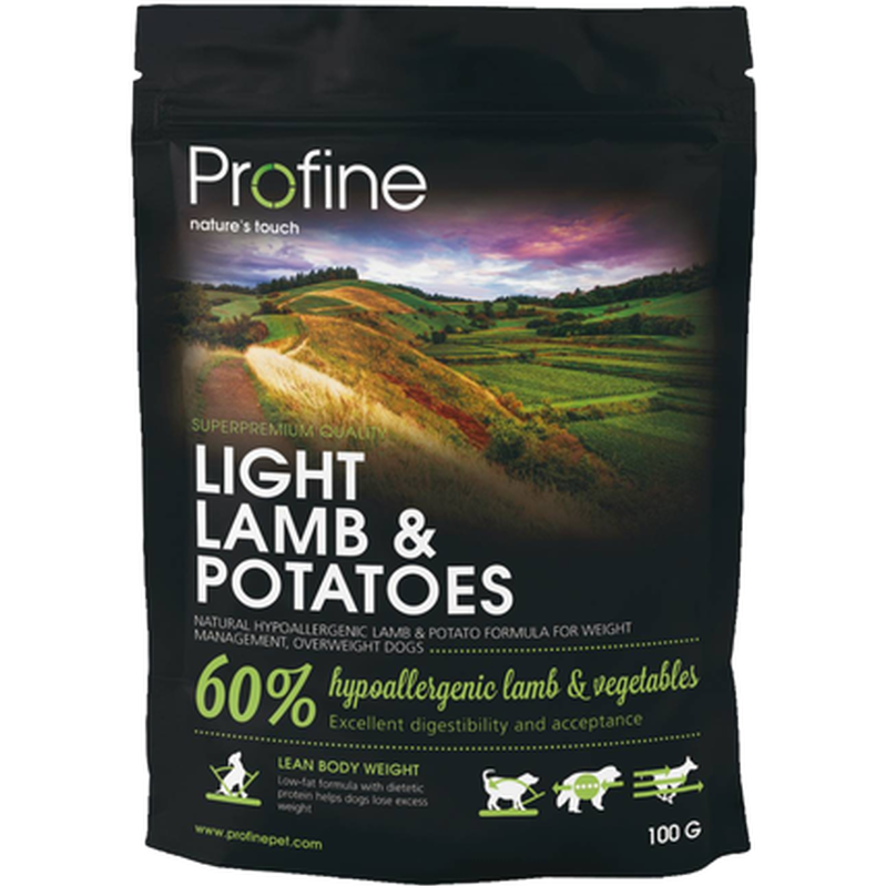 Profine - Tørrfôr Light Lamb & Potatoes 12 kg - Hund - Hundefôr - Dyrekassen.no