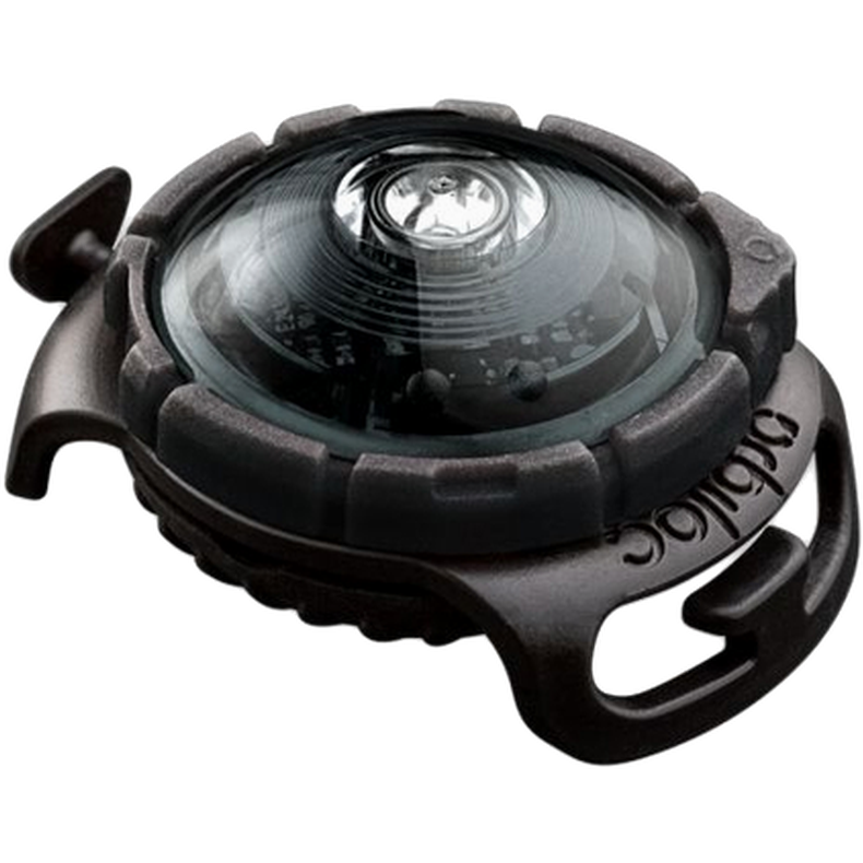 Orbiloc - Safety Light Dog Dual Dark LED - With Quick Mount & Adjustable Strap Black 5 km - Hund - Hundebur - Refleks og lykter - Dyrekassen.no