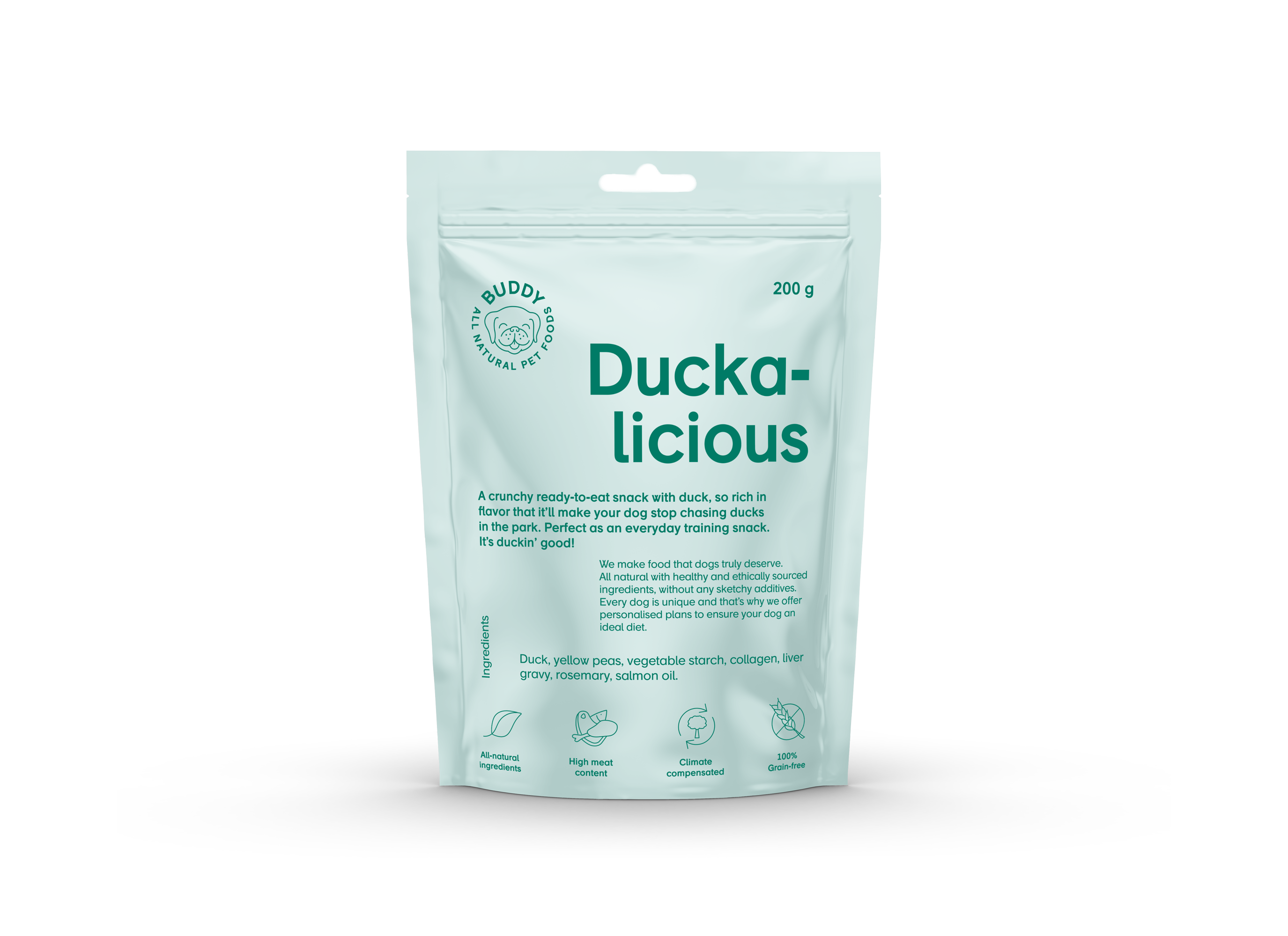 Buddy Pet Foods Semi-moist Snack Duck with Rosemary 200 g